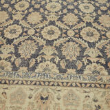 1980s 277 cm x 393 cm beige wool carpet