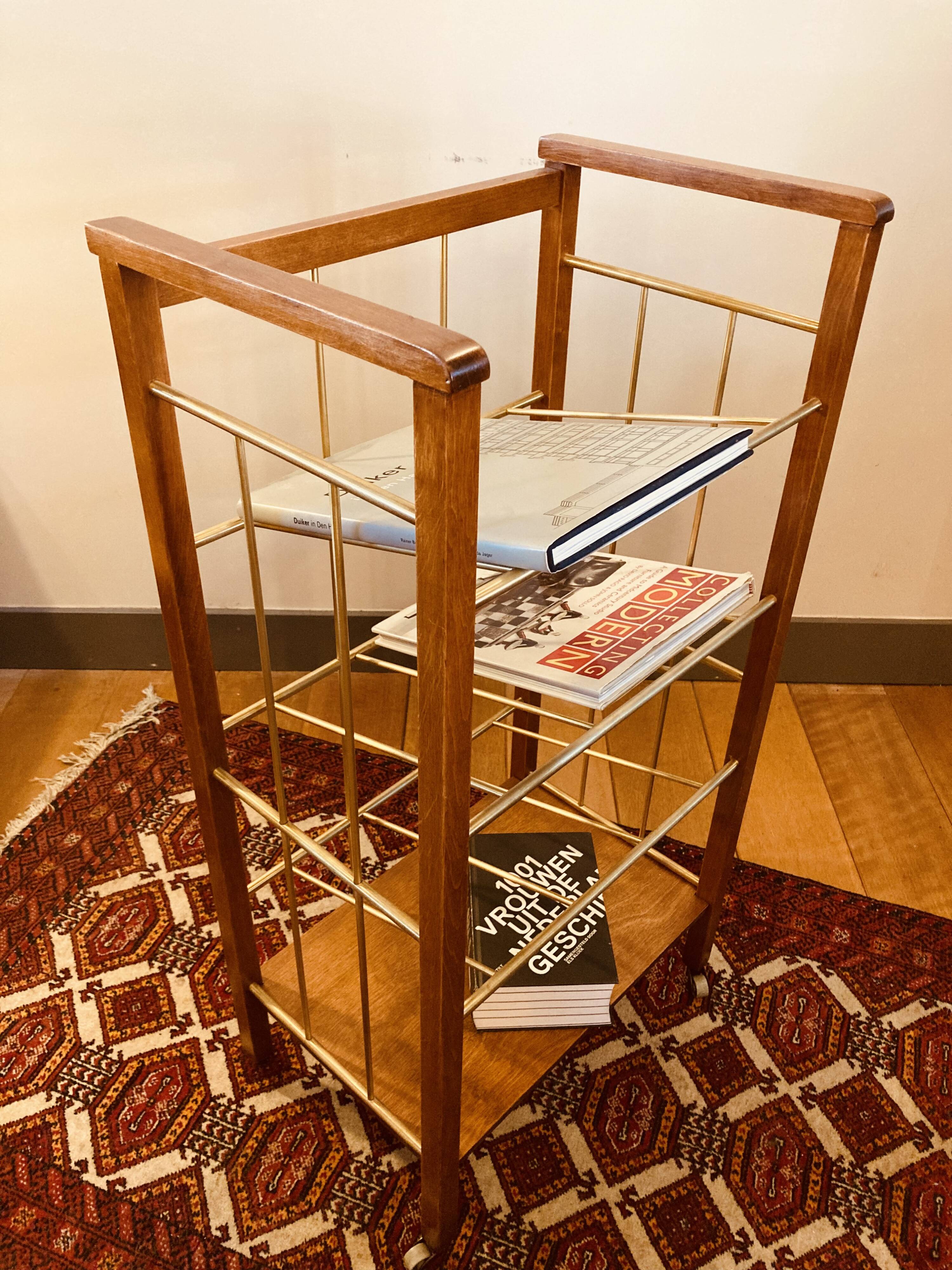 Vintage Scandinavian magazine rack, 1960s
