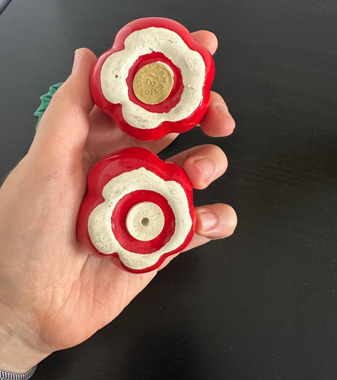 Tomato slushie, salt and pepper shakers