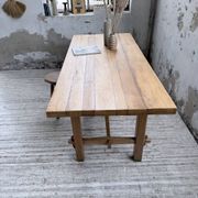 Table mobilier montagne 1950 hêtre massif