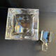 Whisky decanter in blown and cut crystal