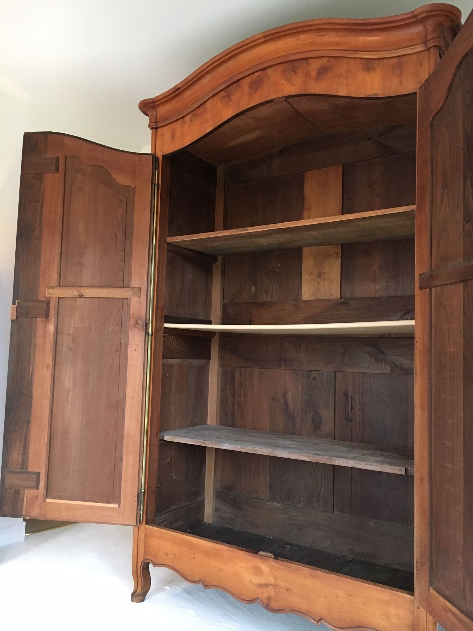 Mid-19th century cabinet of ferns in cherry and chestnut