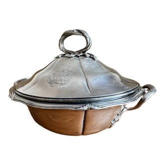 Old silver tureen