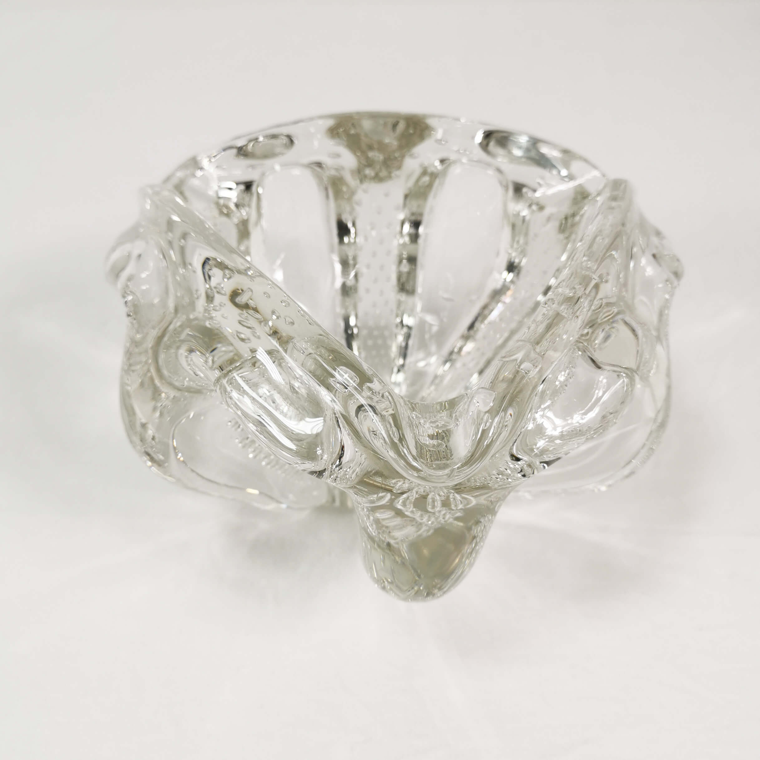 Glass organic ashtray, Sweden, 1960s