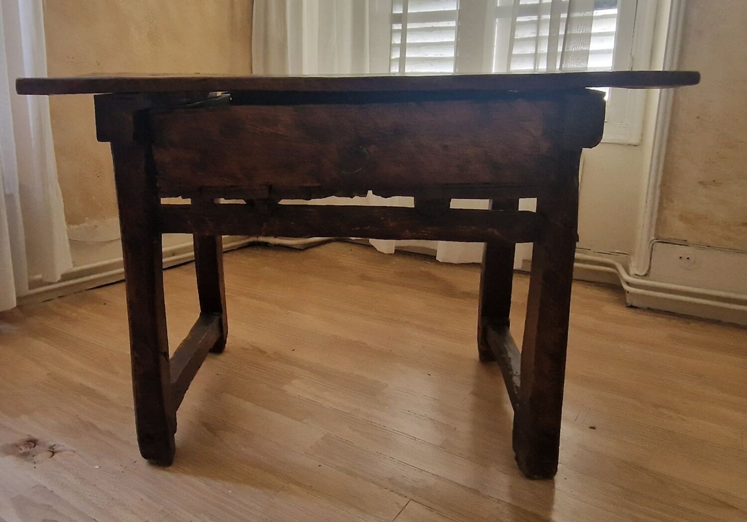 Rustic wooden desk