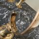 Gilded brass chandelier