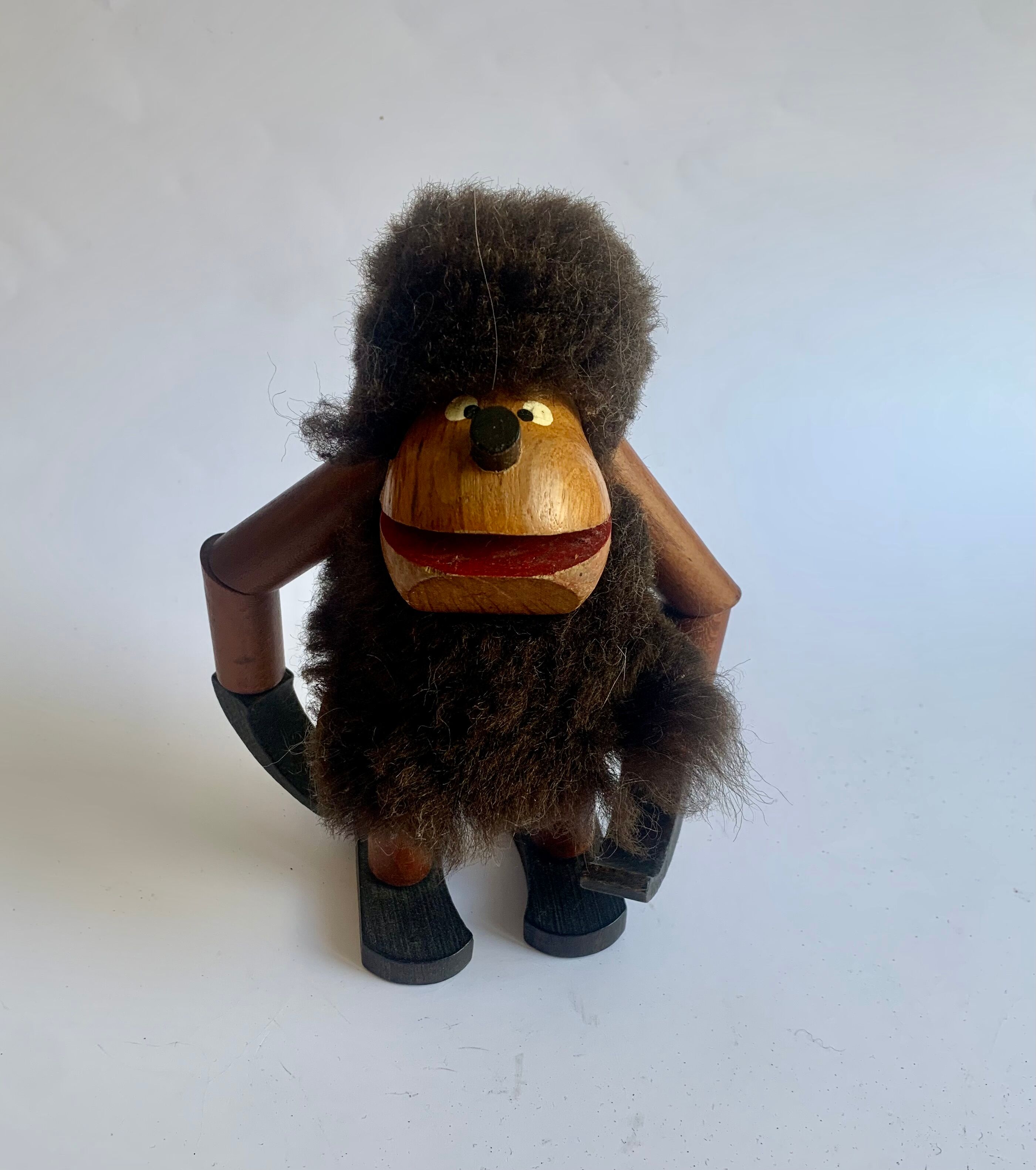 Mid Century Danish TEAK Gorrilla Figurine