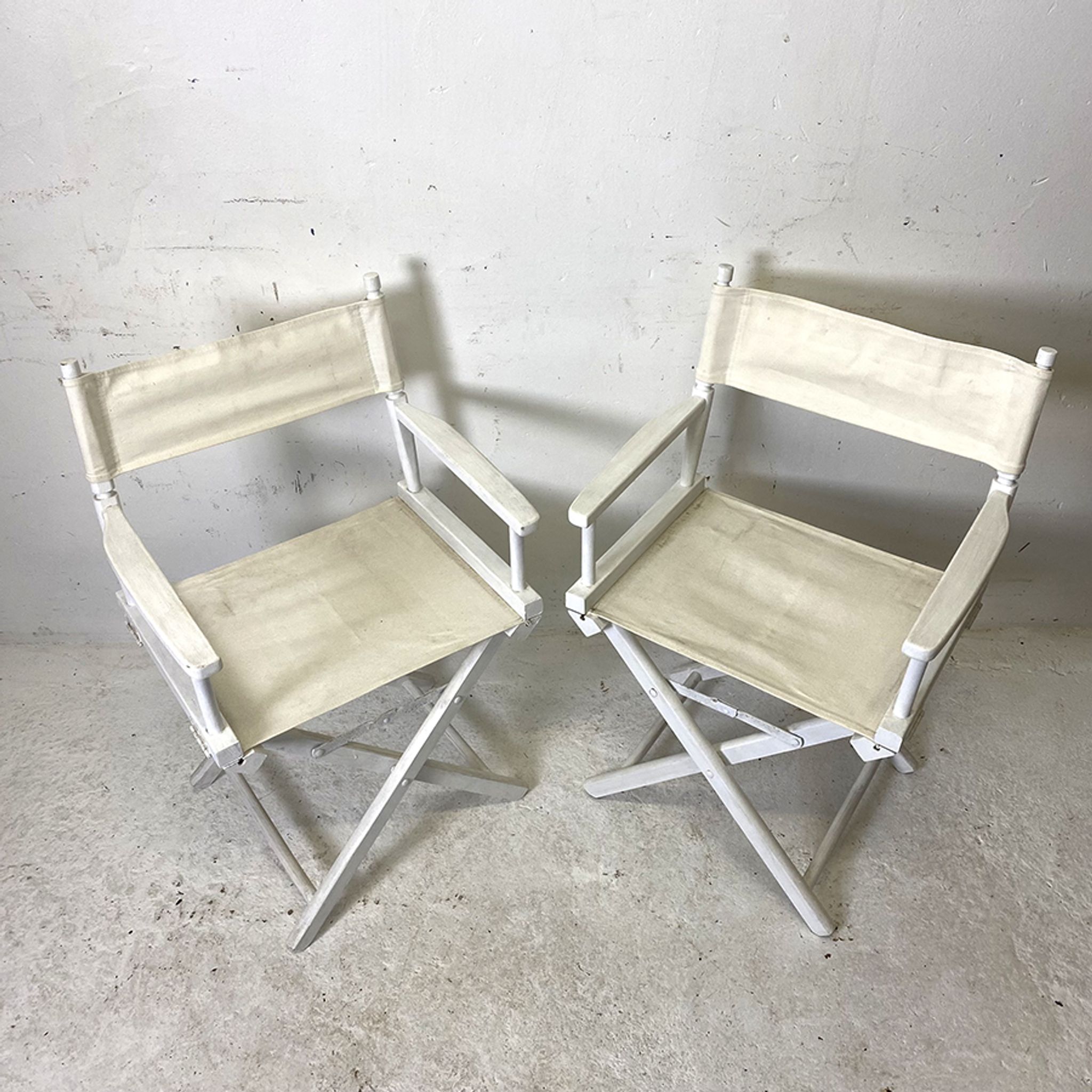Paire de chaises pliantes