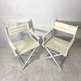 Paire de chaises pliantes