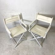Paire de chaises pliantes