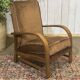 1930s English bridge chair in beech.