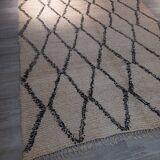 Authentique tapis Berbère Béni Ouarain Vintage Bouclé 320/210