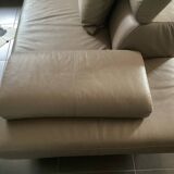 Leather corner sofa