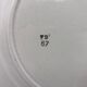 6 flat plates fb badonviller, vintage blue décor