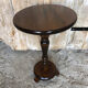 Table appoint bois rond
