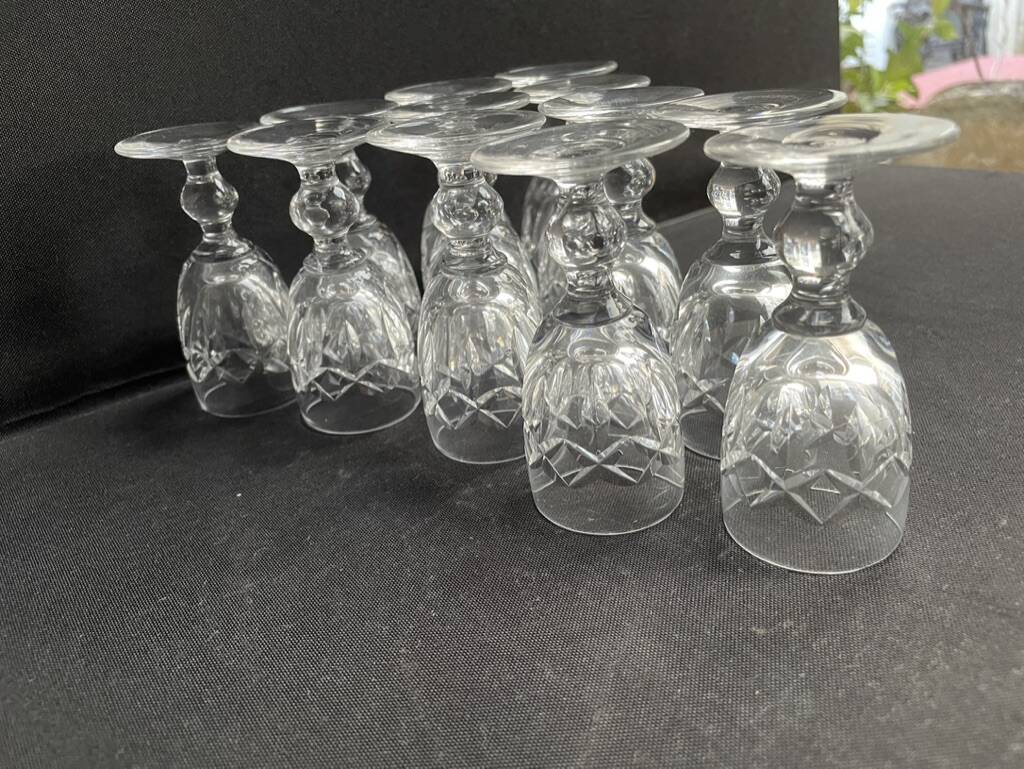 6 liquor glasses signed Waterford Crystal