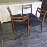 Set of 4 Scandinavian chairs, 1970s