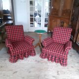 Paire de fauteuil Napoléon III