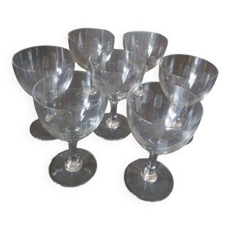 Stemmed glasses