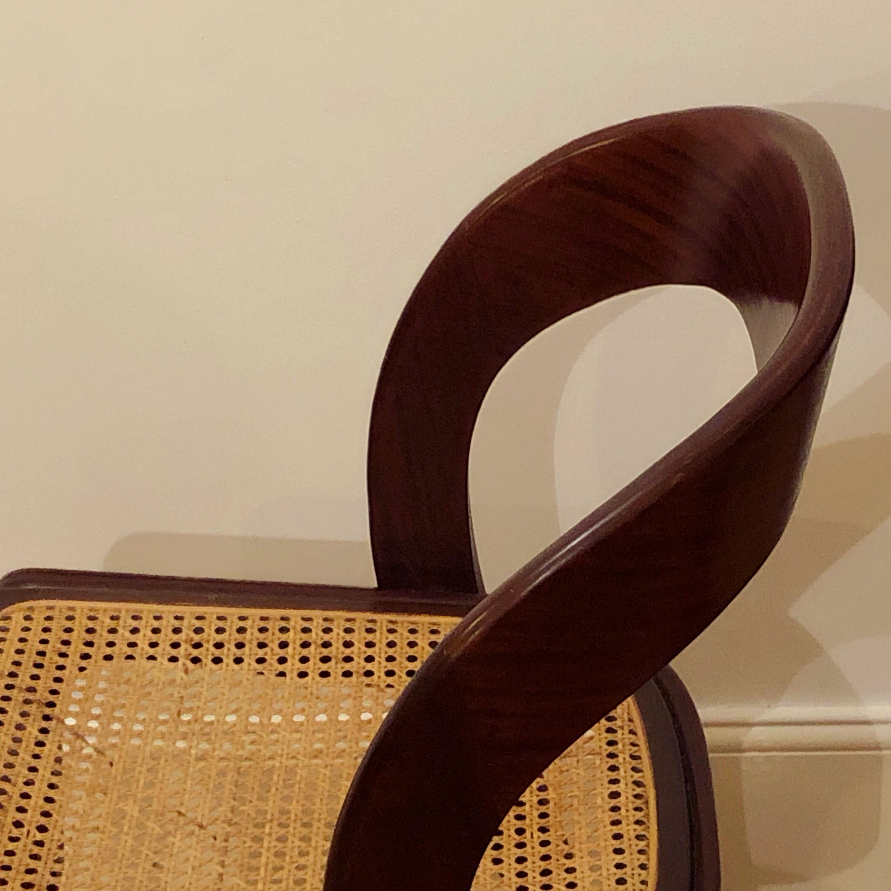 Pair of chairs Baumann model Gondole, 70s