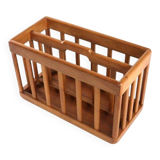 Wooden magazine holder - vintage