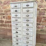 Industrial workshop furniture with vintage drawers 1930
