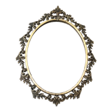Old baroque metal frame