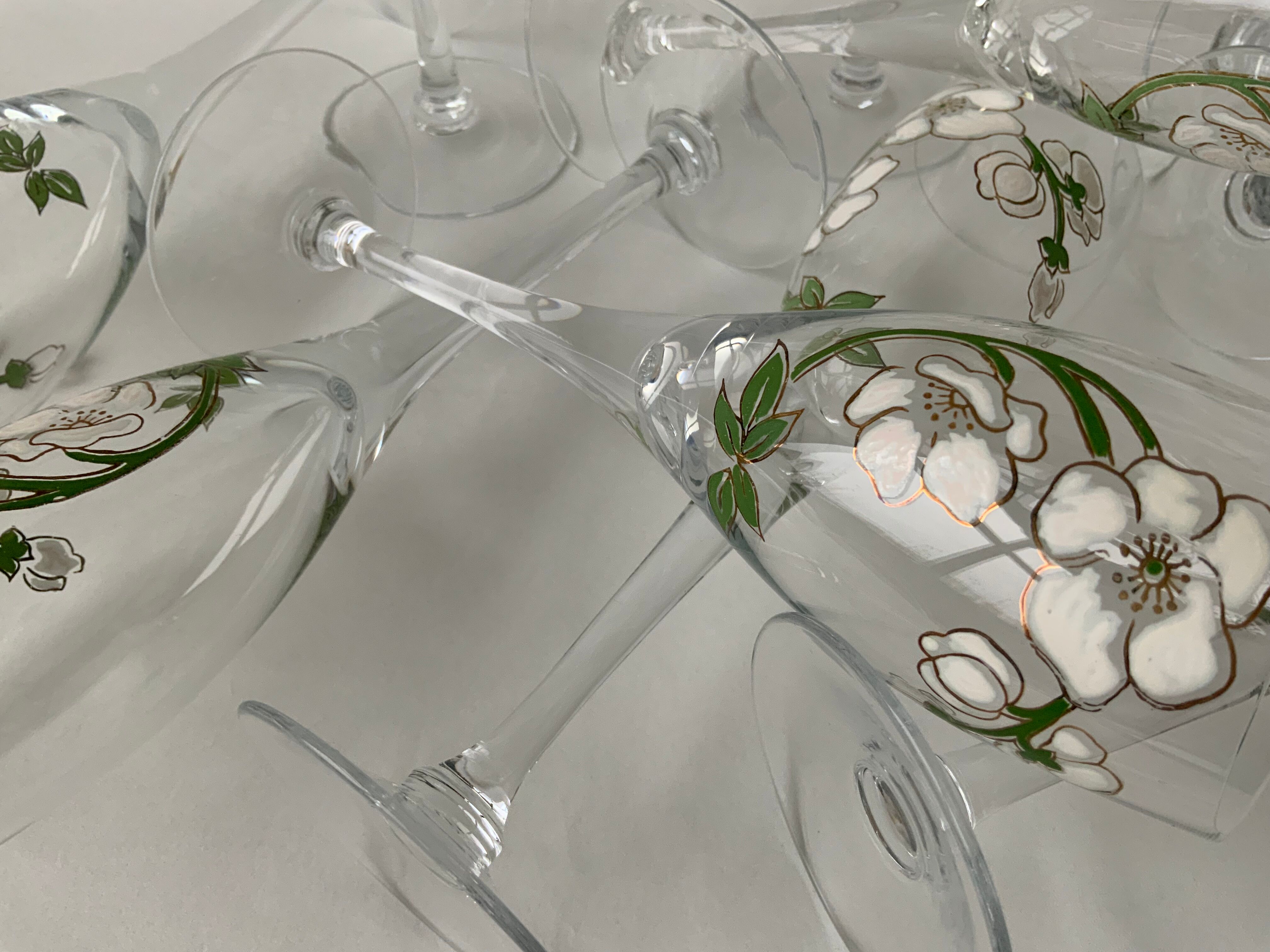 Champagne flutes Perrier Jouët