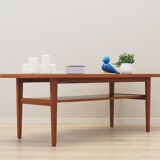 Teak coffee table, Danish design, 1970s, production: Denmark