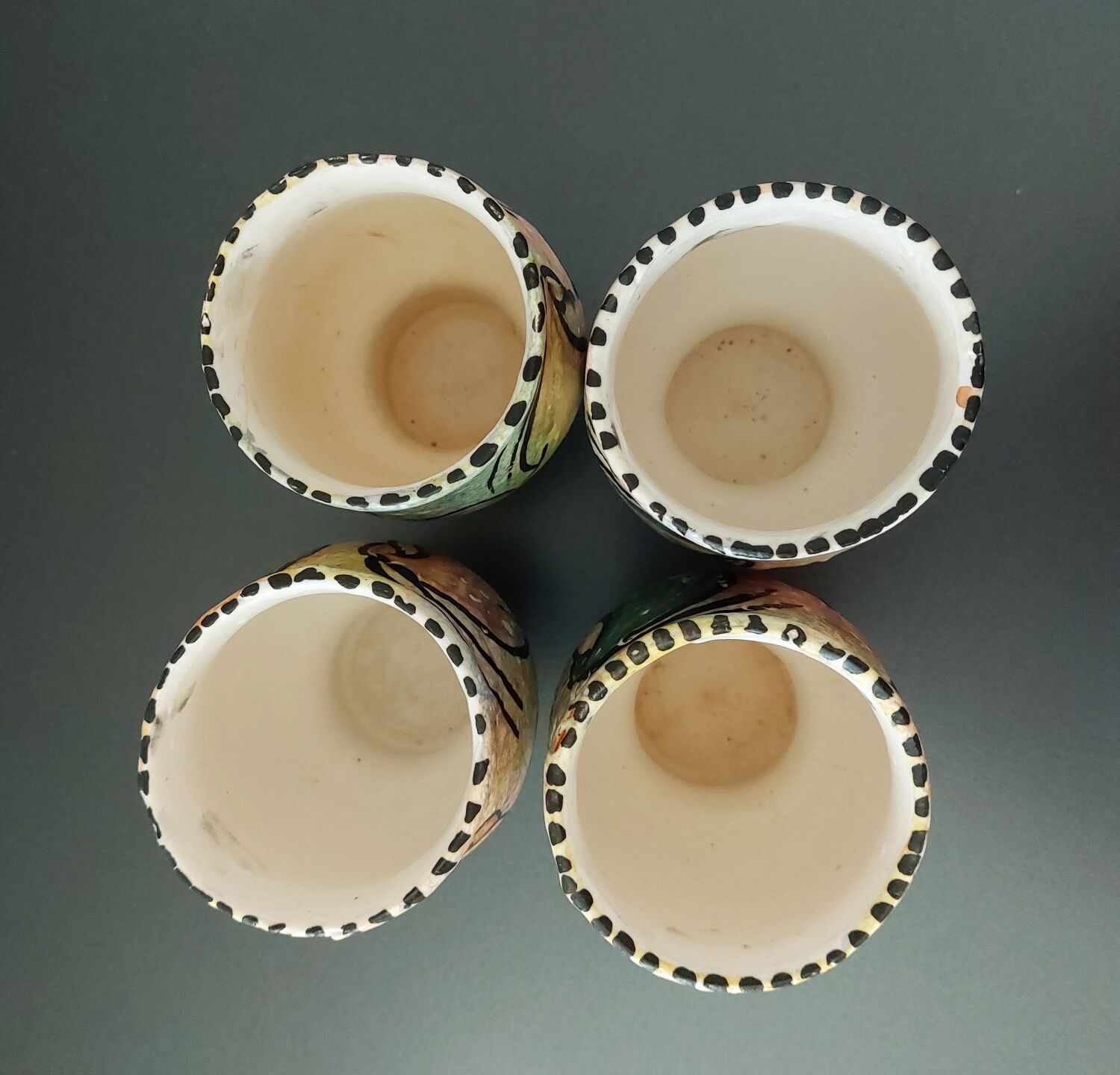 Vintage ceramic cups