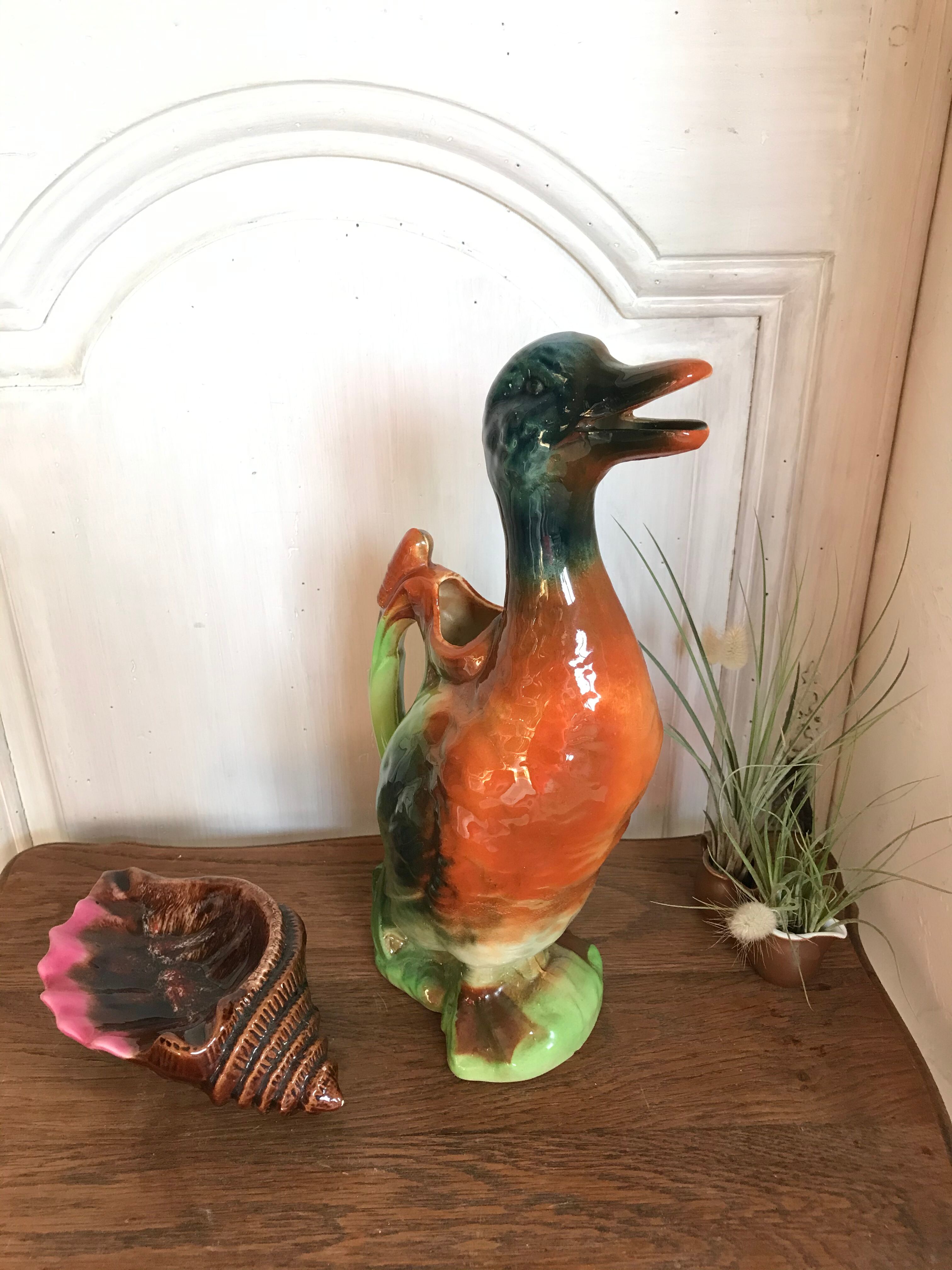 Vintage ceramic pitcher