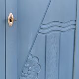 Blue wardrobe art deco 1930