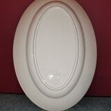 Digioin-style red oval dish