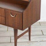 Midcentury Meredew Teak And Brass Sideboard. Vintage Modern / Danish Style / Scandinavian.