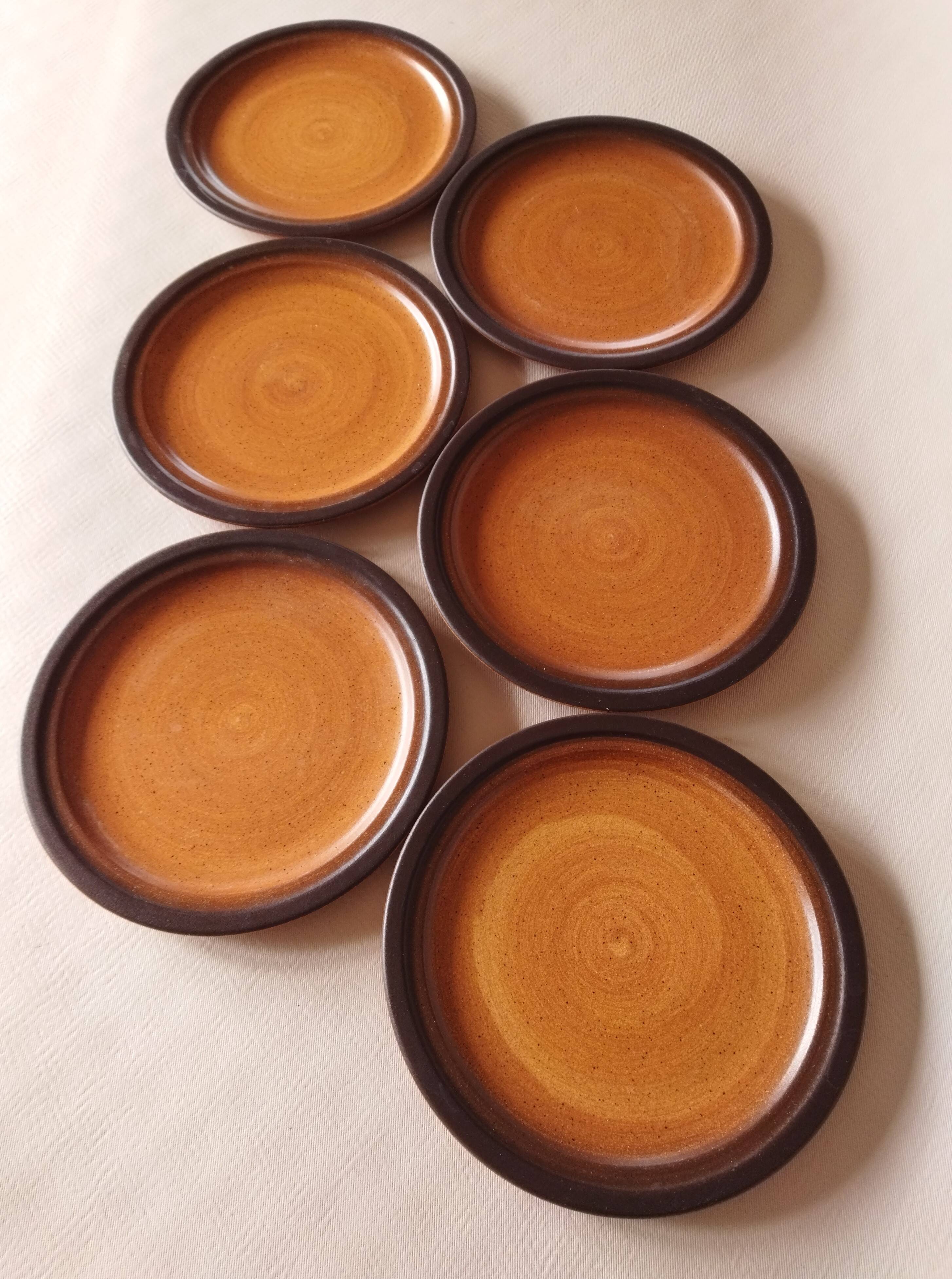 6 assiettes à dessert St Amand Meylan