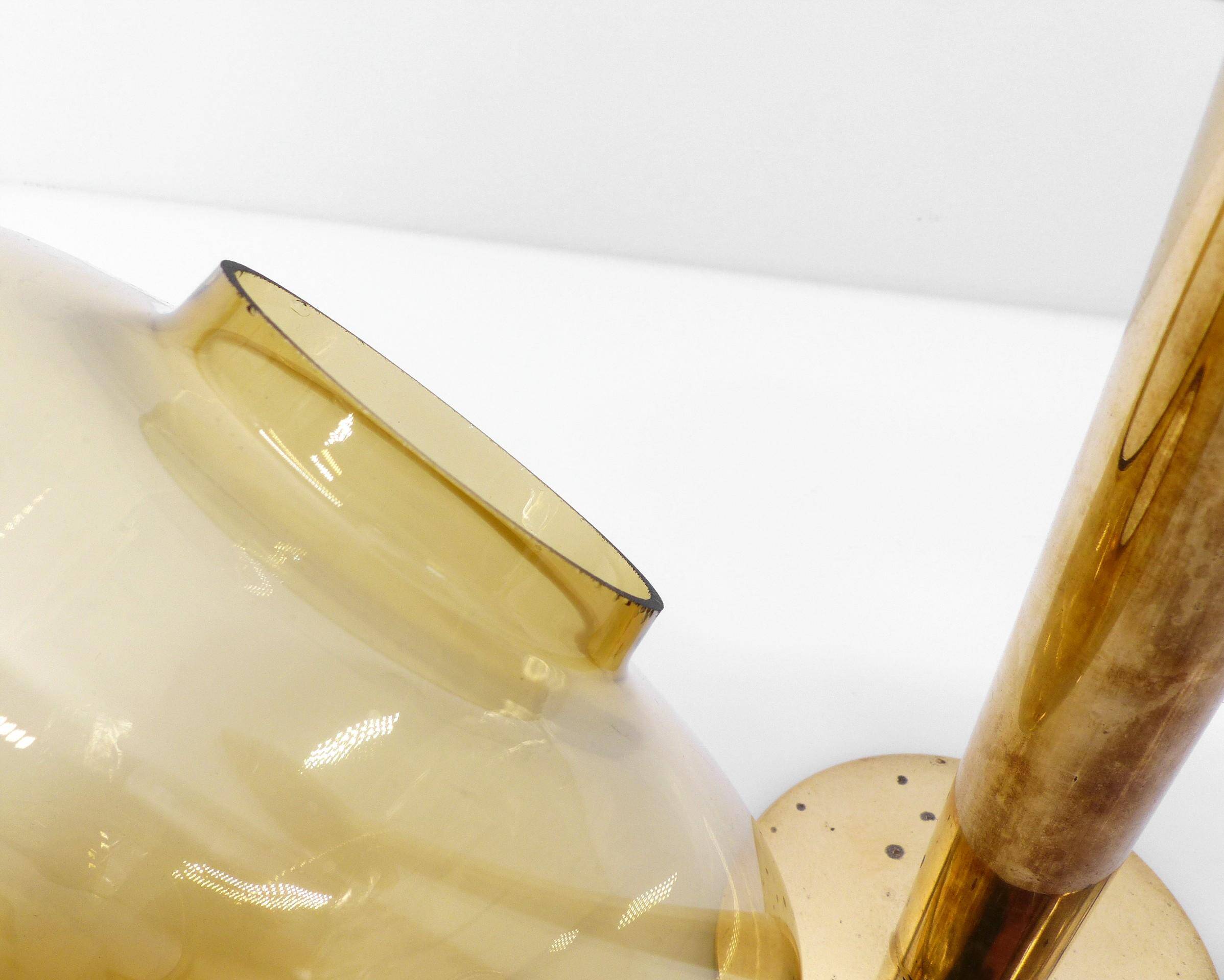 Hans-Agne Jakobsson Claudia Scandinavian Candle Holder Yellow L10232 1960