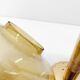 Bougeoir scandinave Hans-Agne Jakobsson Claudia jaune L10232 1960