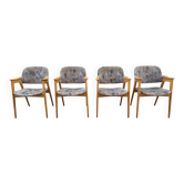 Set of 4 armchairs from the 1960s.
