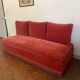 Vintage velvet daybed bench