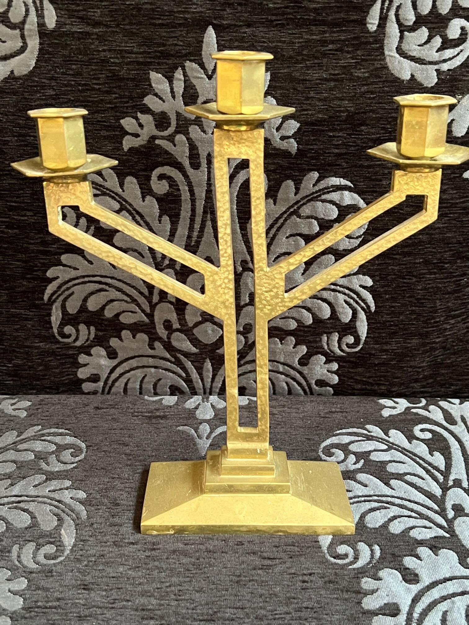 Pair of Art Deco candlesticks.