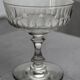 7 coupes à champagne en cristal 1950's