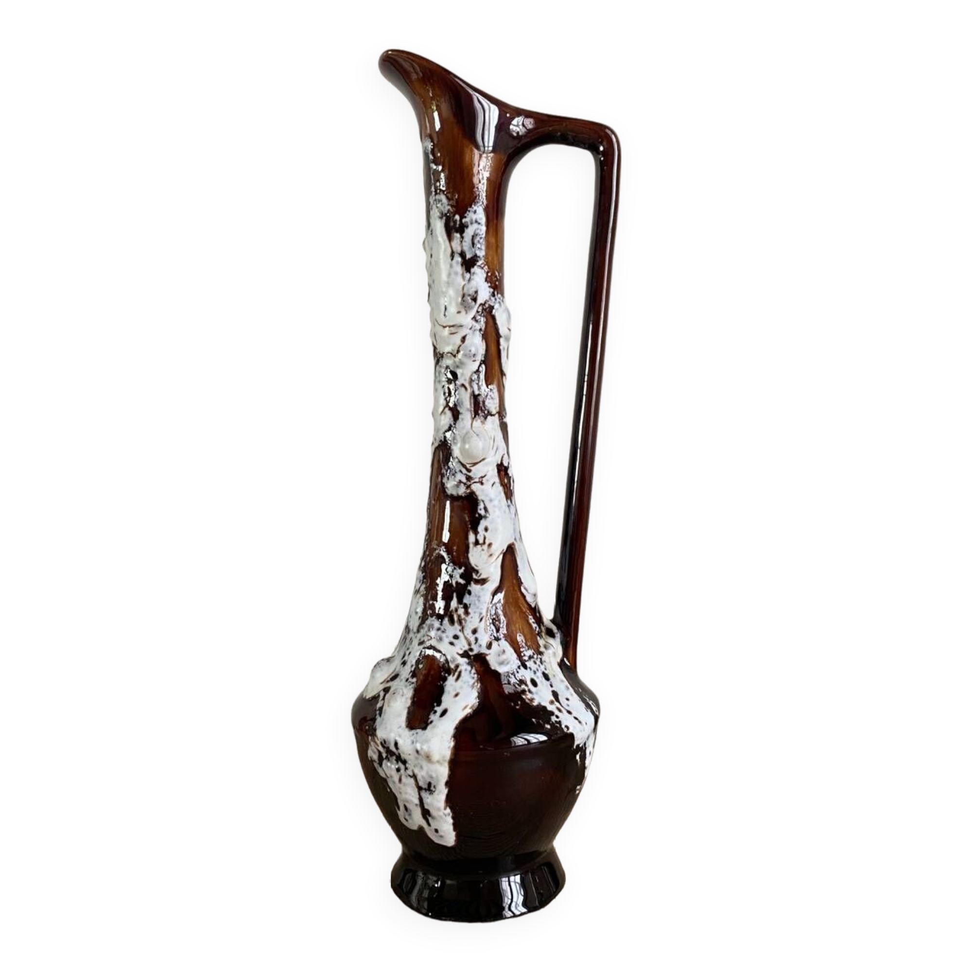 Vallauris soliflore handle vase