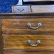 Superb English mahogany psyche chest of drawers circa 1880