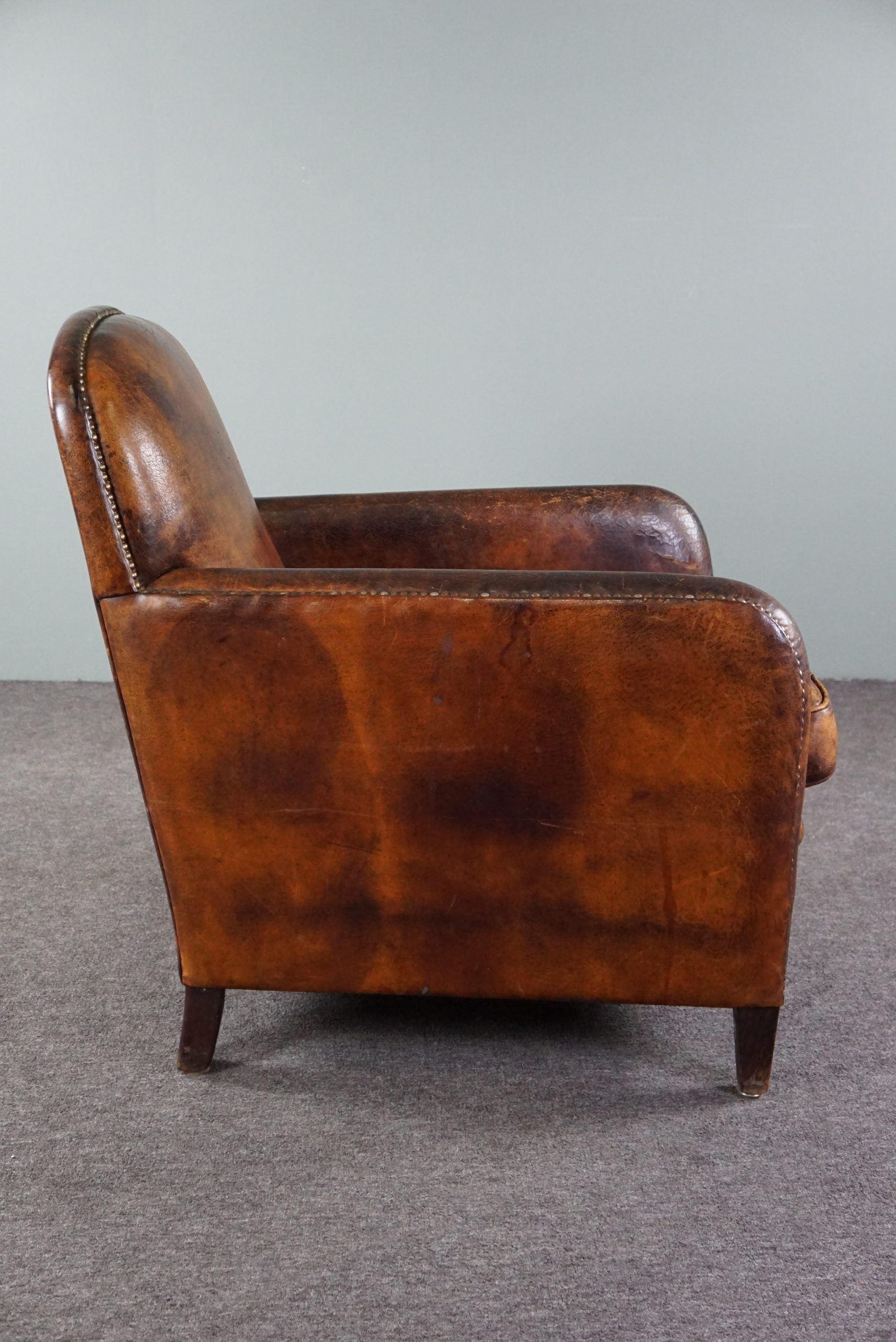 Sheepskin armchair
