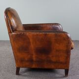 Sheepskin armchair