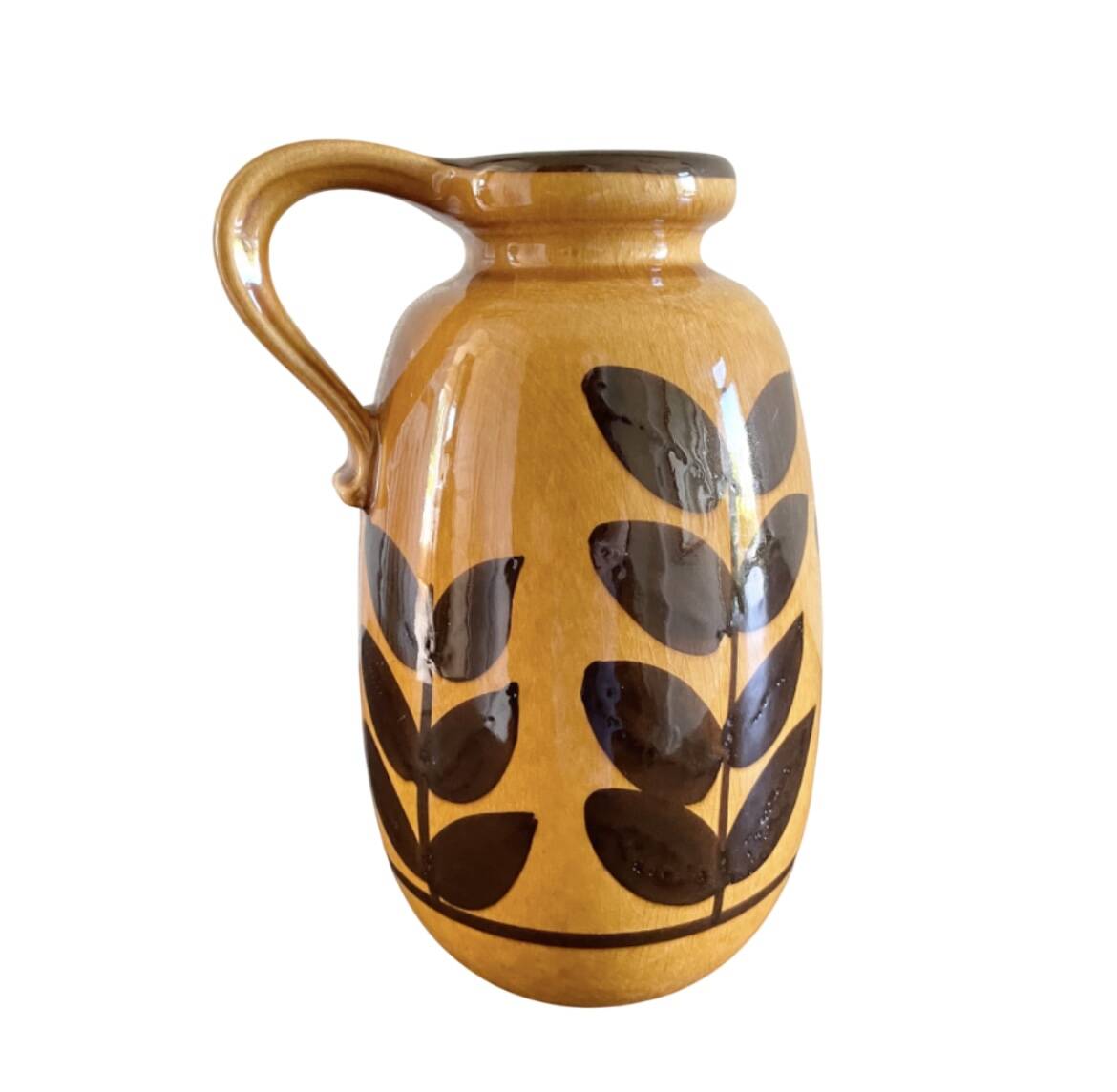 West Germany glazed ceramic vase
