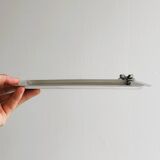 Petit plateau vintage en métal avec nœud décoratif