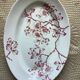 Antique Longwy dish, “Pommier” model in ironstone