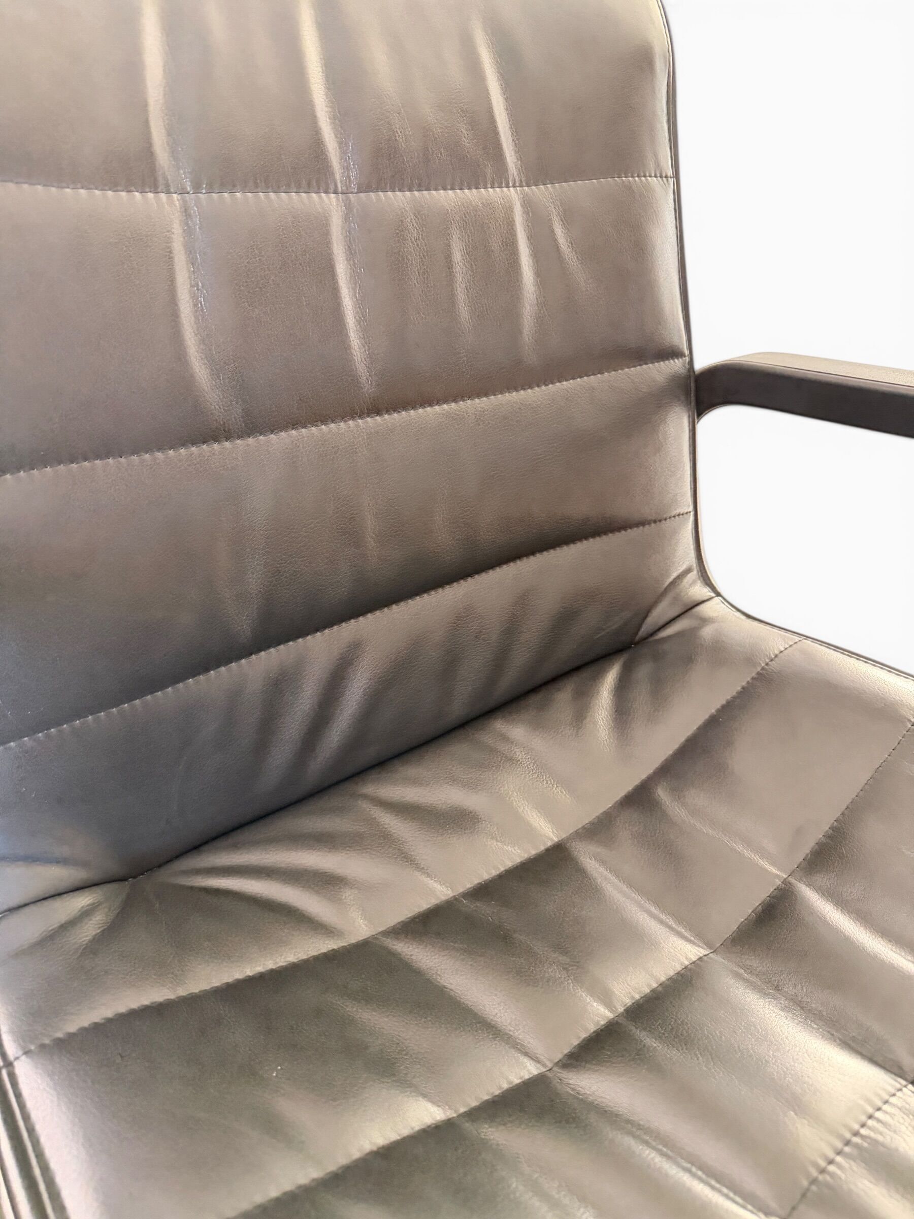 Richard Sapper Office Chair for Knoll - Vintage Black Leather