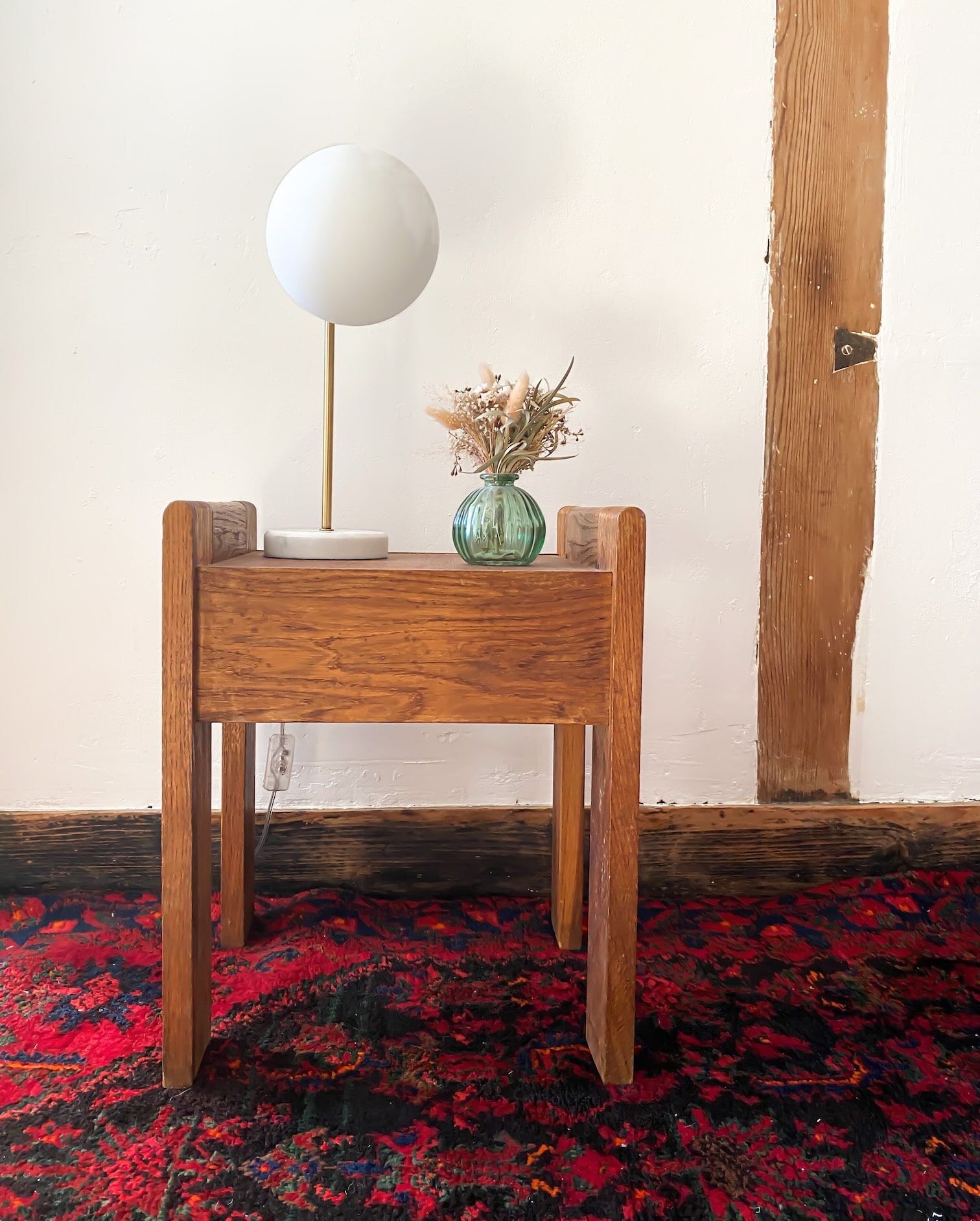 Wooden side table